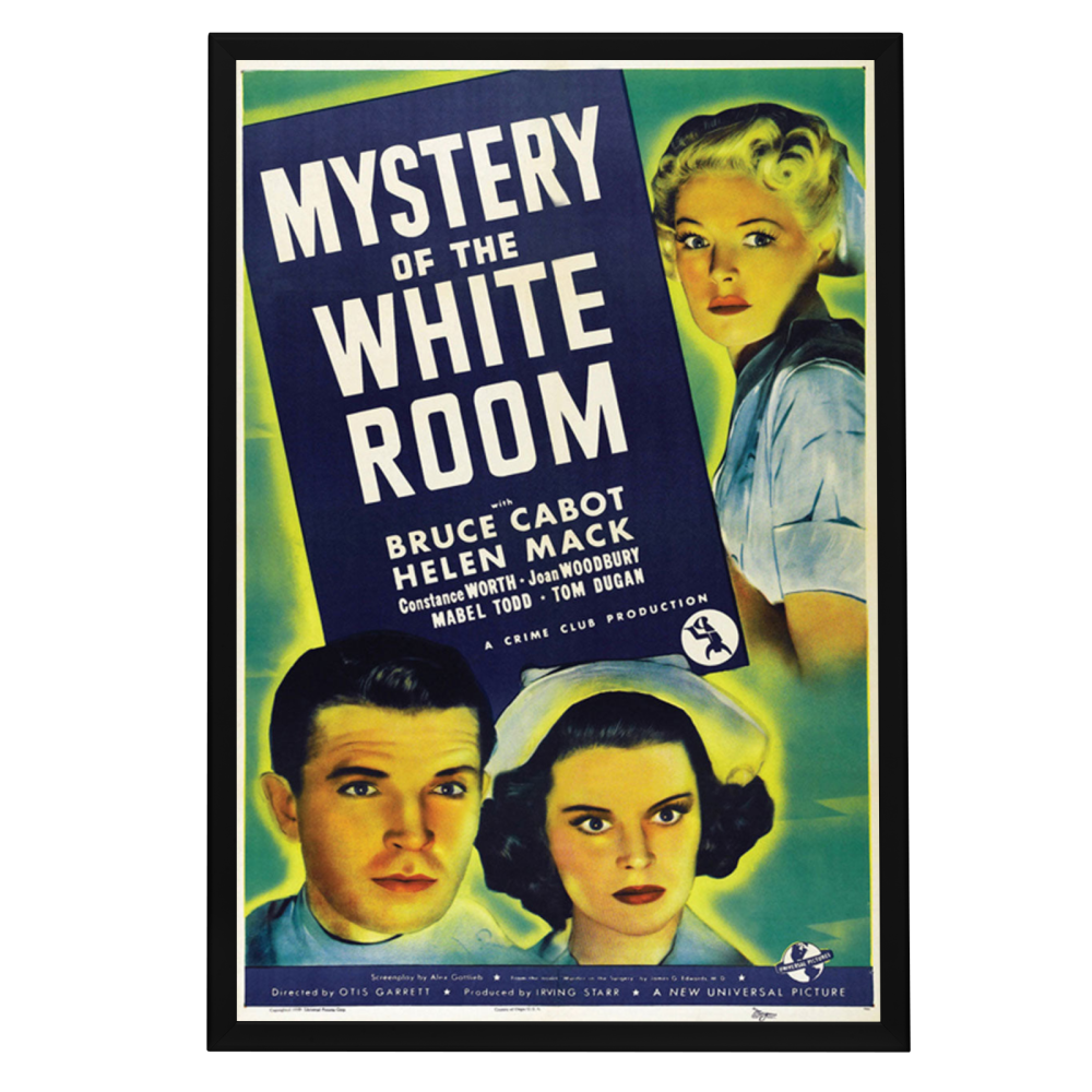 "Mystery Of The White Room" (1939) Framed Movie Poster