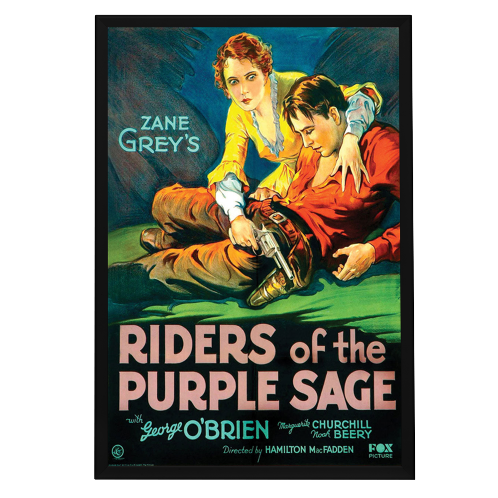 "Riders Of The Purple Sage" (1931) Framed Movie Poster