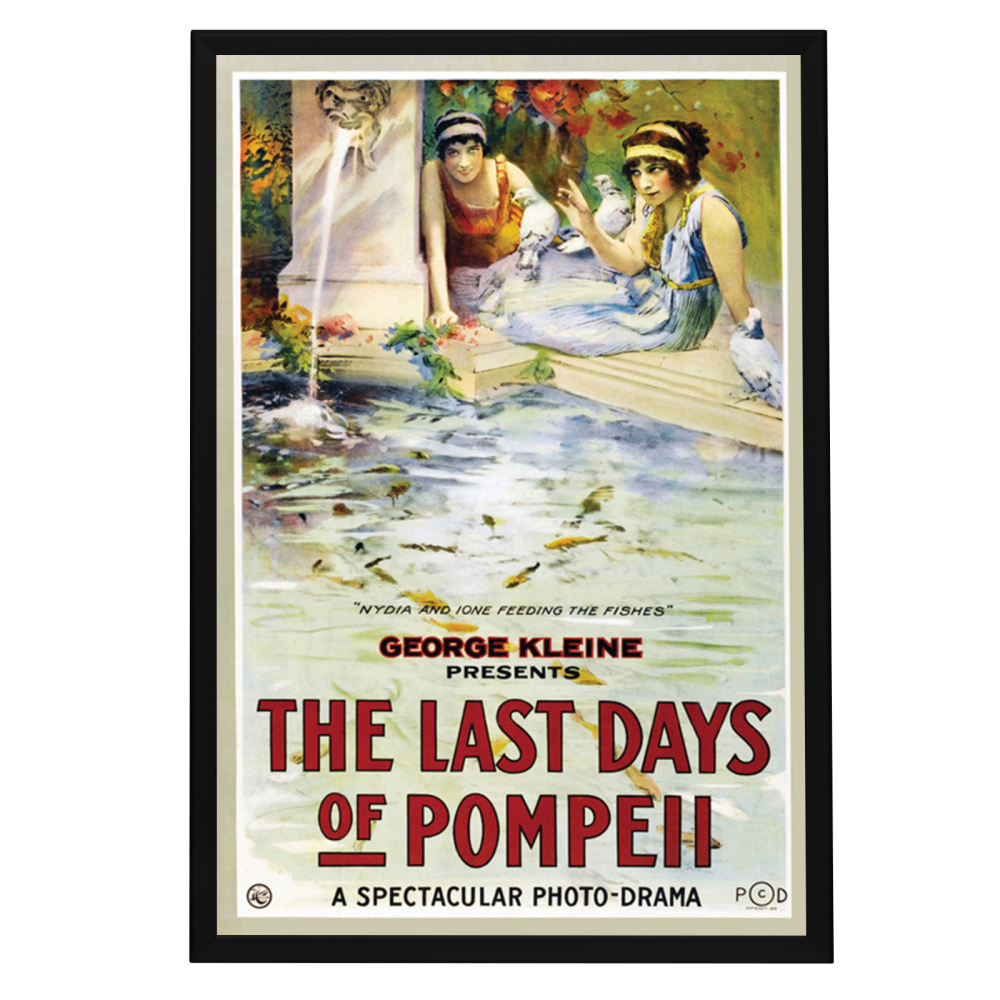 "Last Days Of Pompeii" (1913) Framed Movie Poster