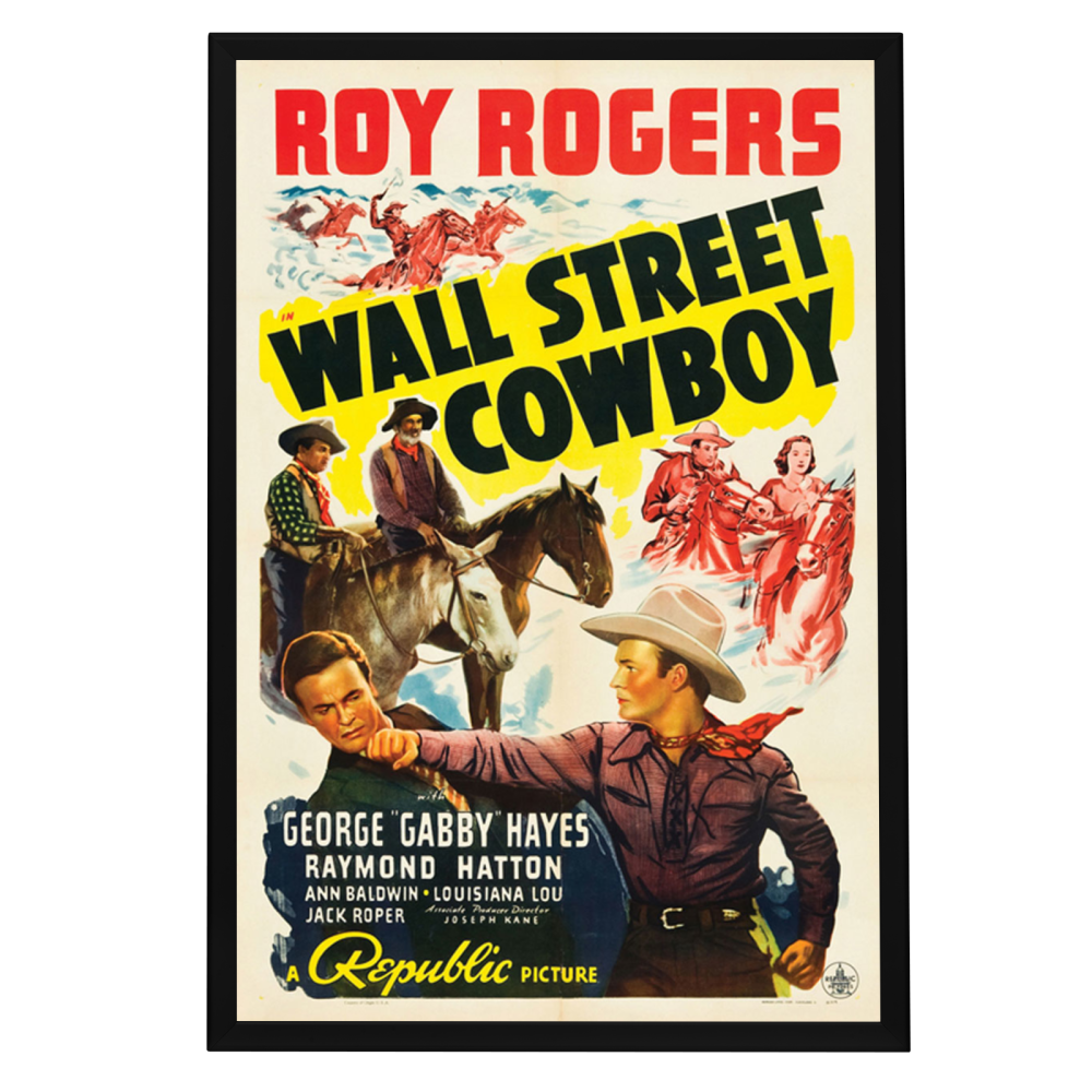 "Wall Street Cowboy" (1939) Framed Movie Poster