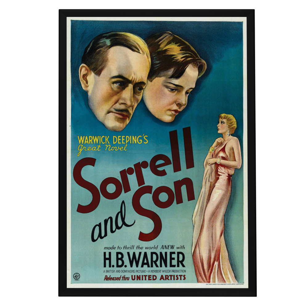 "Sorrell And Son" (1933) Framed Movie Poster