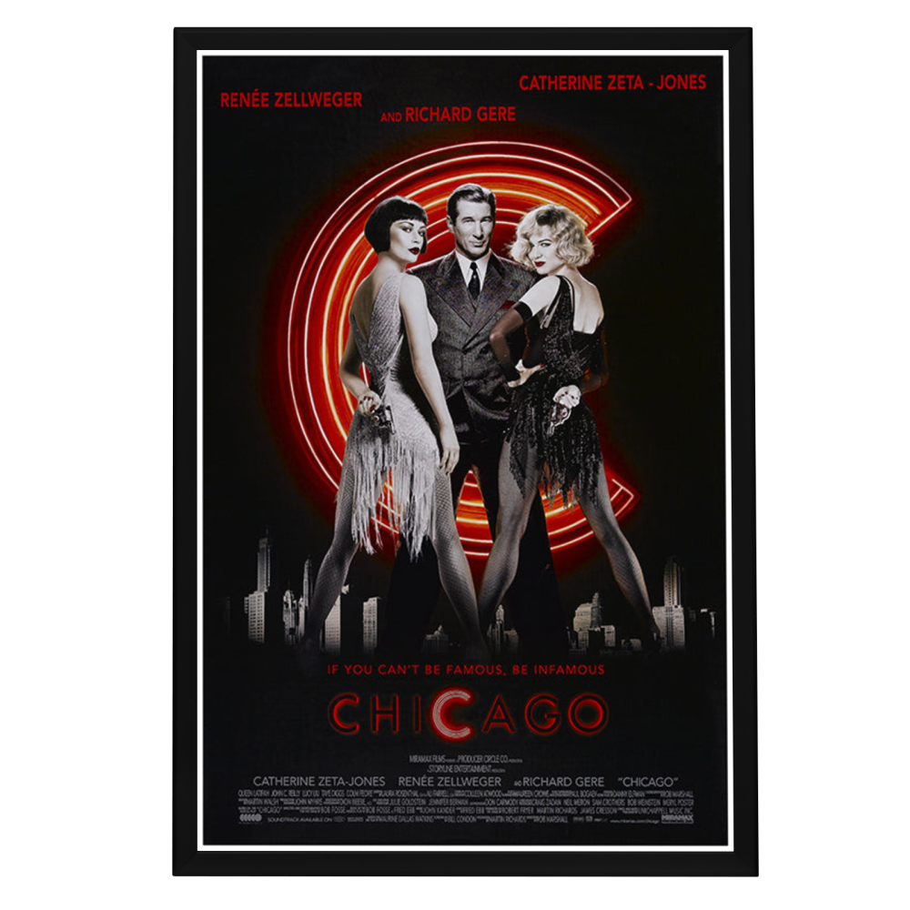 "Chicago" (2002) Framed Movie Poster