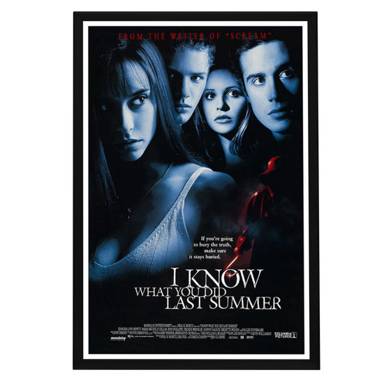 "I Know What You Did Last Summer" (1997) Framed Movie Poster