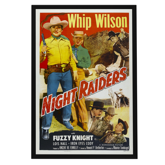 "Night Raiders" (1952) Framed Movie Poster