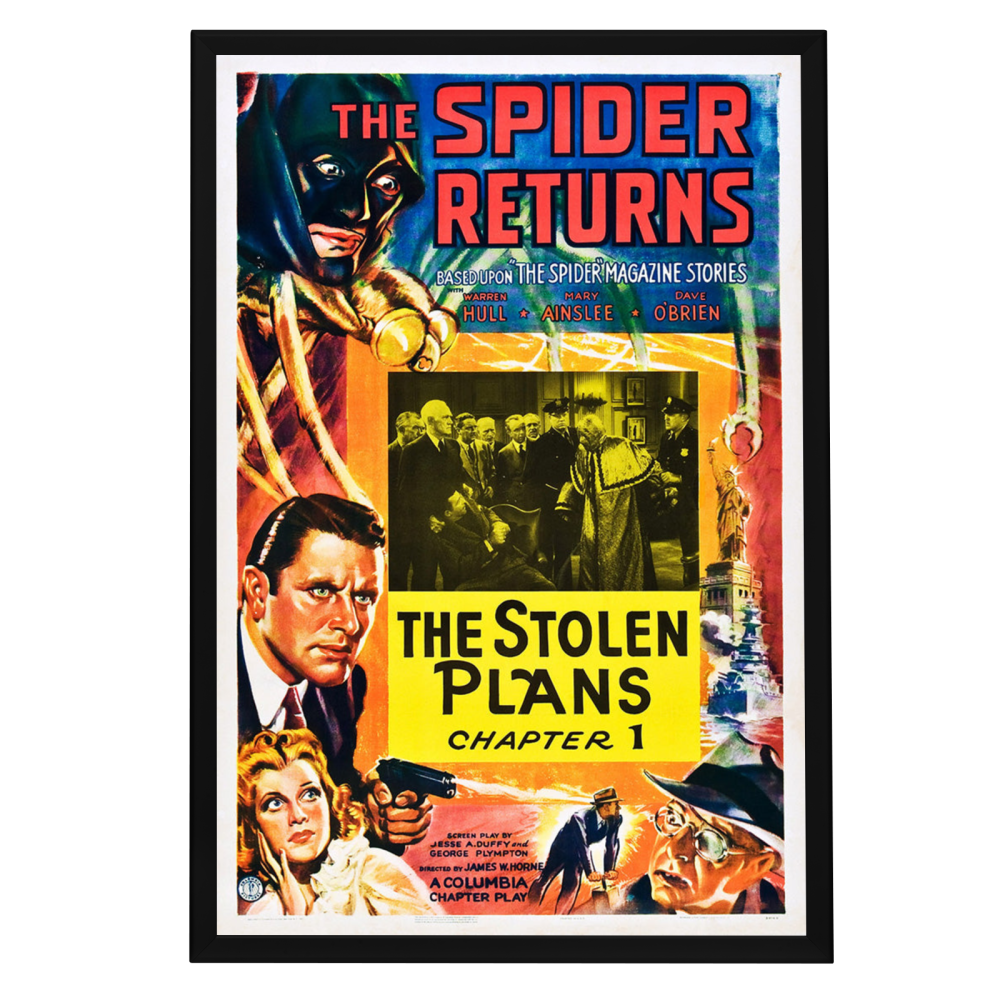 "Spider Returns" (1941) Framed Movie Poster