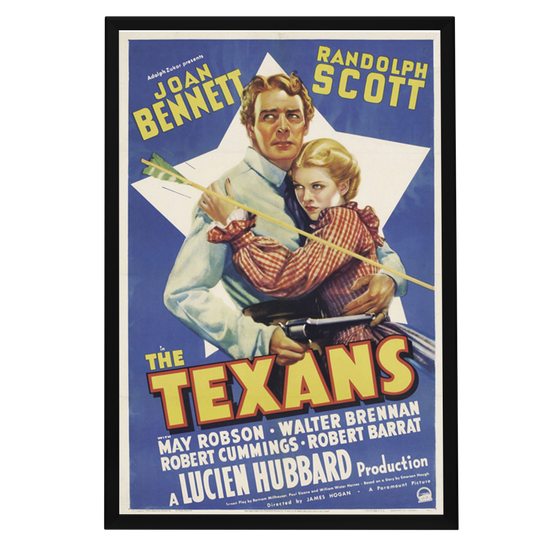 "Texans" (1938) Framed Movie Poster