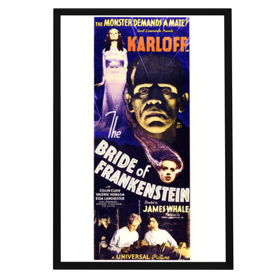 "Bride of Frankenstein" (1935) Framed Movie Poster