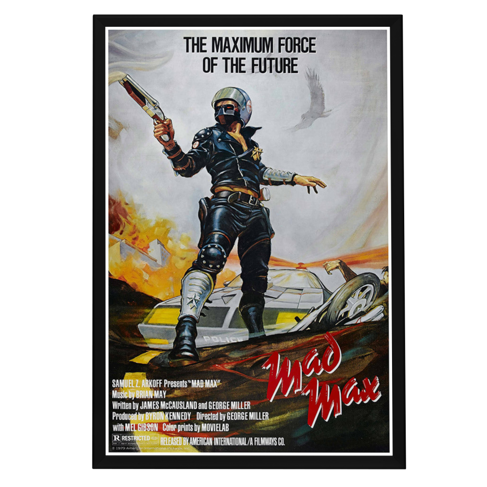 "Mad Max" (1979) Framed Movie Poster