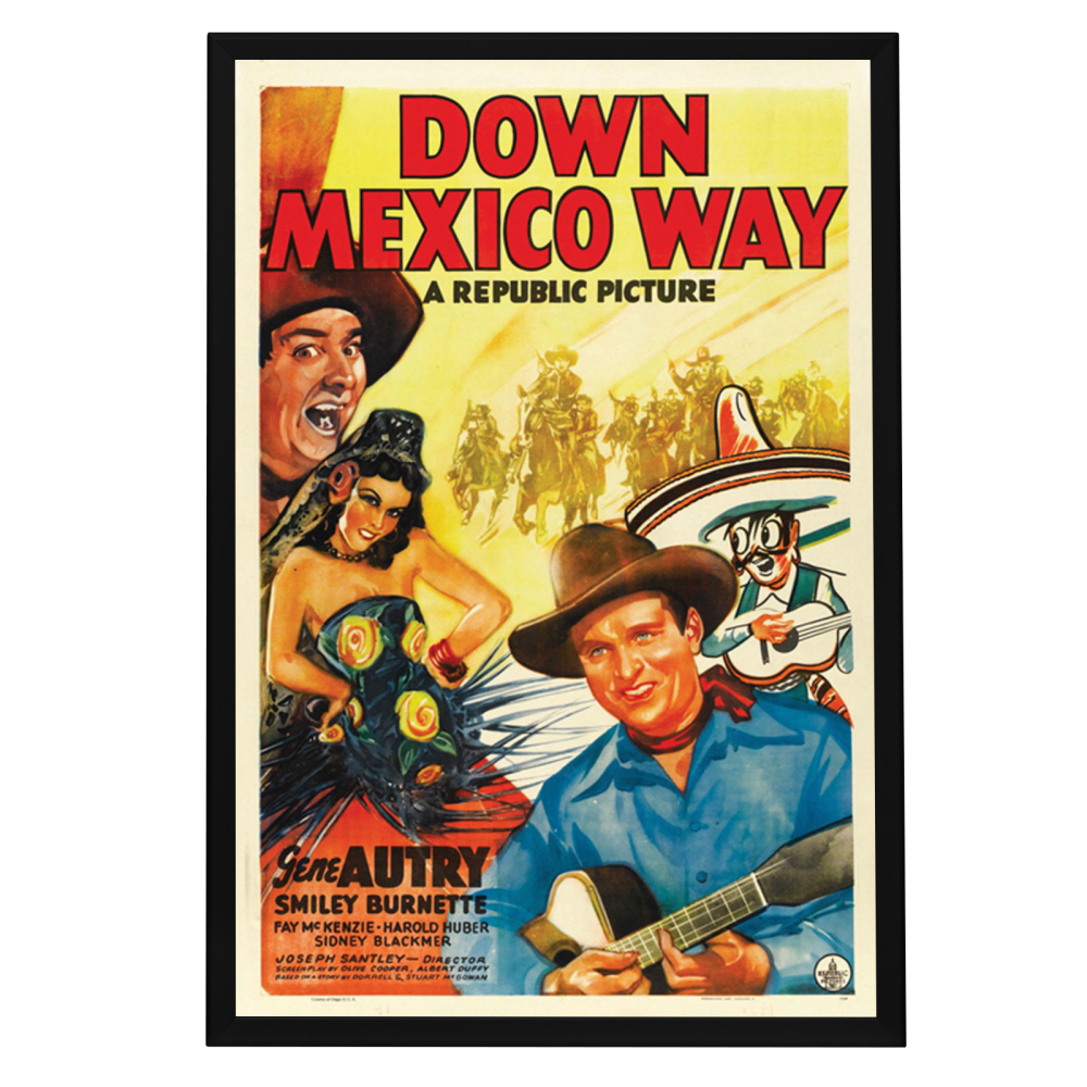 "Down Mexico Way" (1941) Framed Movie Poster