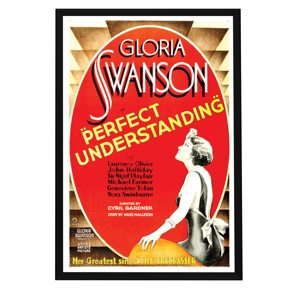 "Perfect Understanding" (1933) Framed Movie Poster