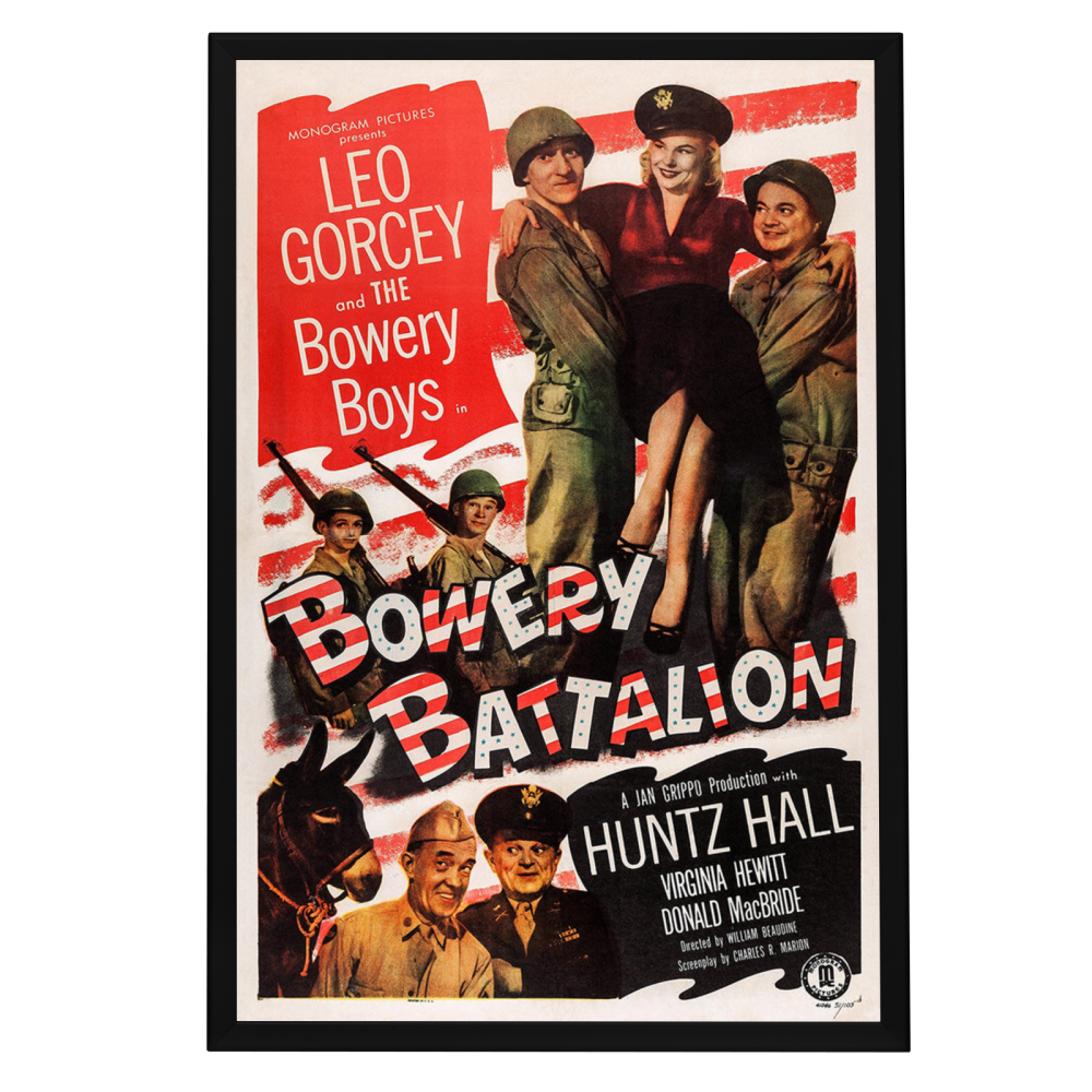 "Bowery Battalion" (1951) Framed Movie Poster