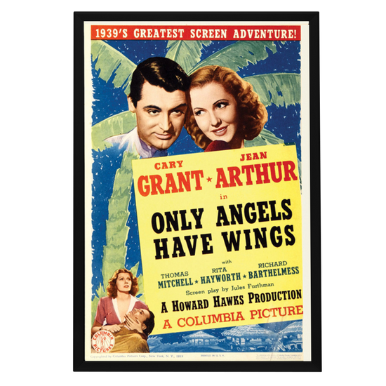 "Only Angels Have Wings" (1939) Framed Movie Poster