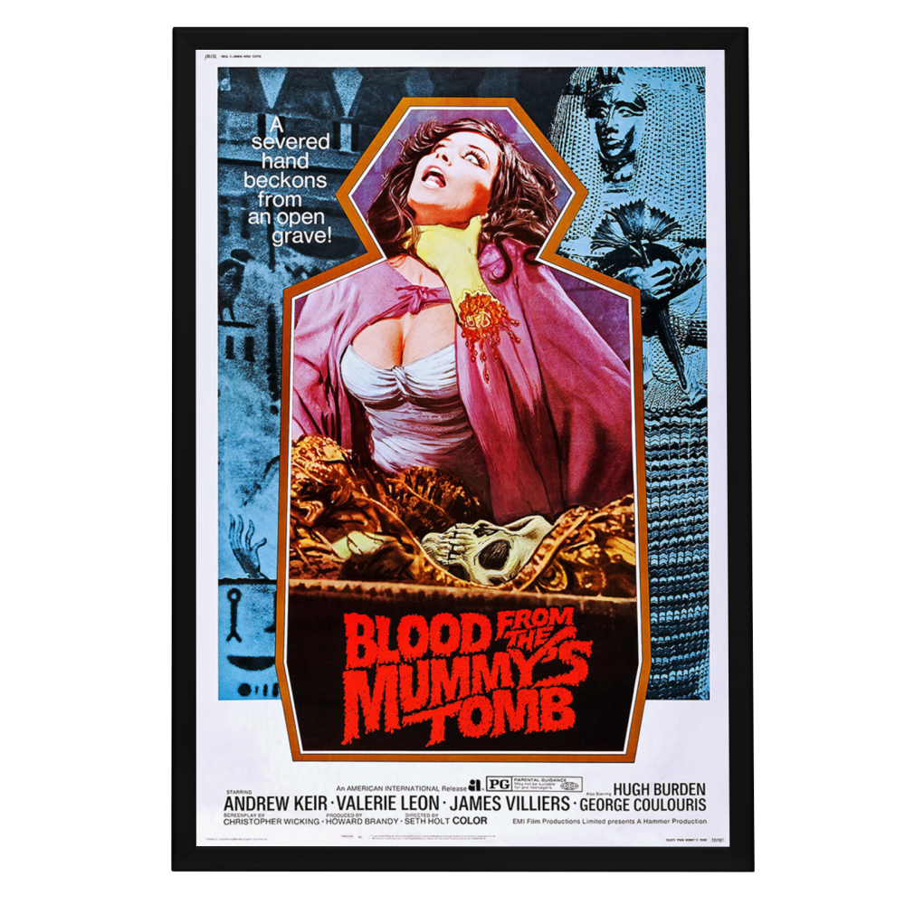 "Blood From The Mummy's Tomb" (1971) Framed Movie Poster