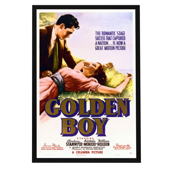 "Golden Boy" (1939) Framed Movie Poster