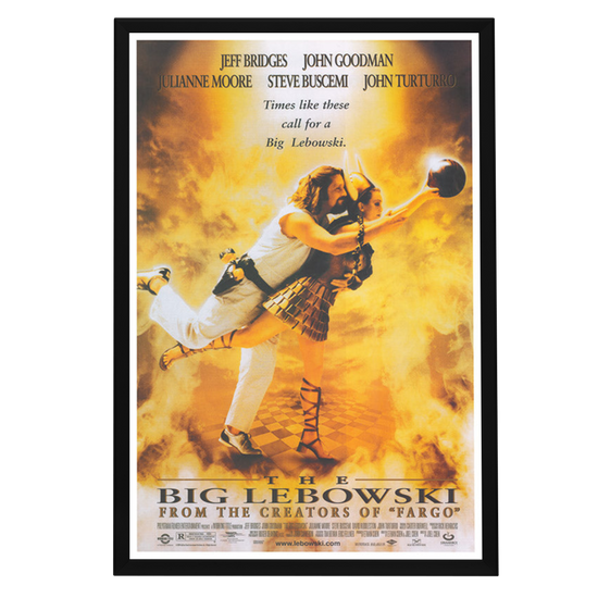 "Big Lebowski" (1998) Framed Movie Poster