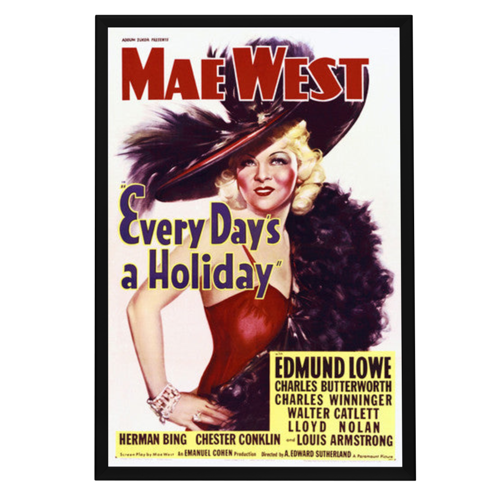 "Every Day's A Holiday" (1937) Framed Movie Poster