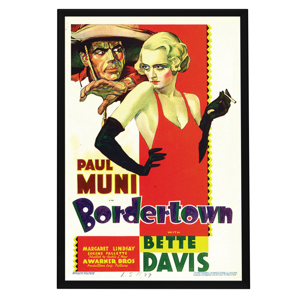 "Bordertown" (1935) Framed Movie Poster