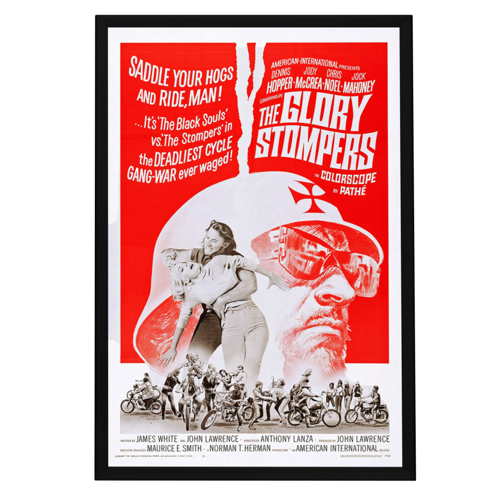 "Glory Stompers" (1968) Framed Movie Poster