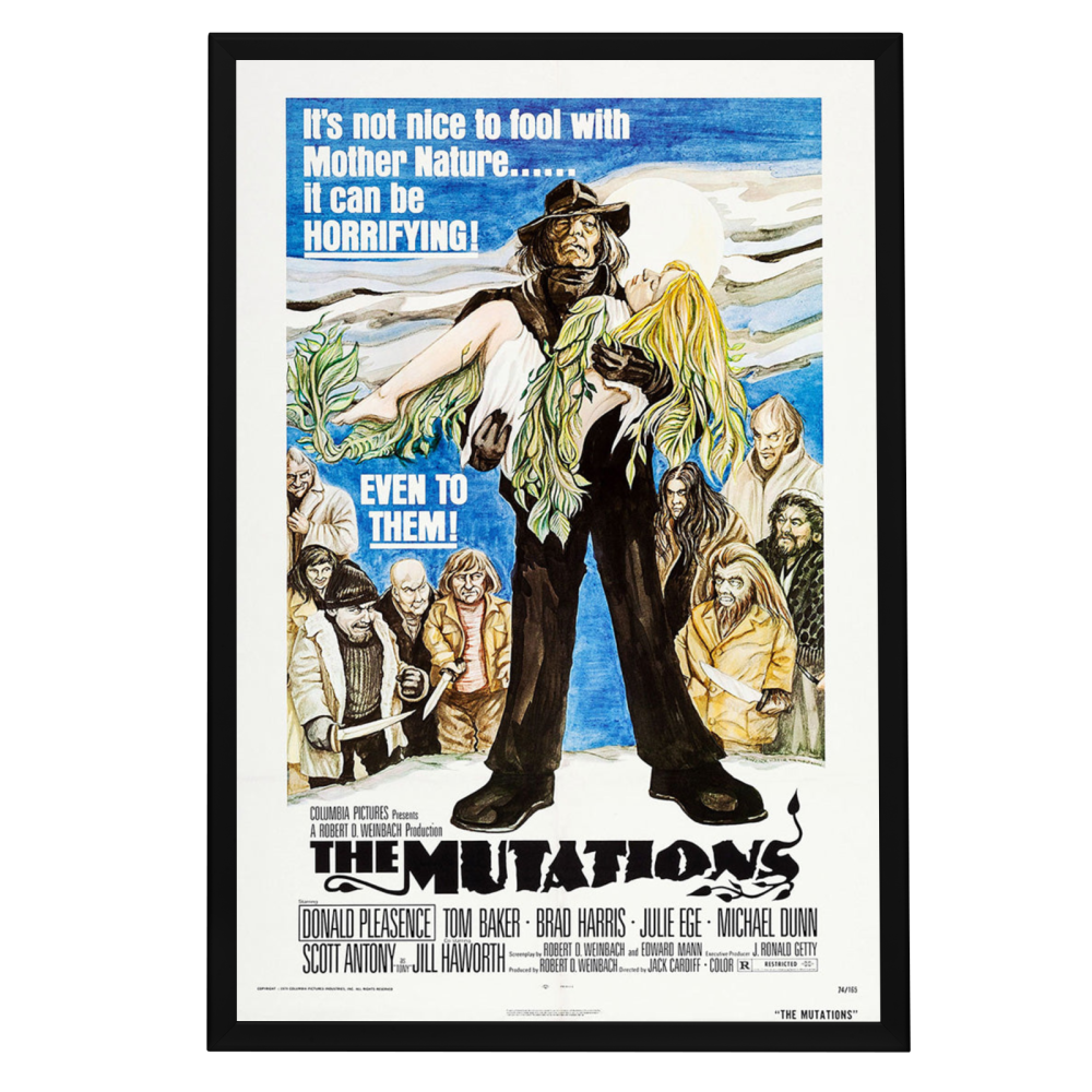 "Mutations" (1974) Framed Movie Poster