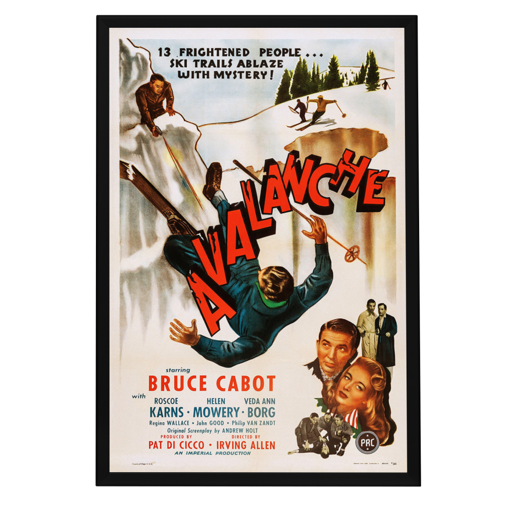"Avalanche" (1978) Framed Movie Poster