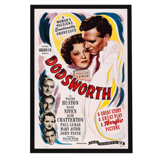 "Dodsworth" (1936) Framed Movie Poster