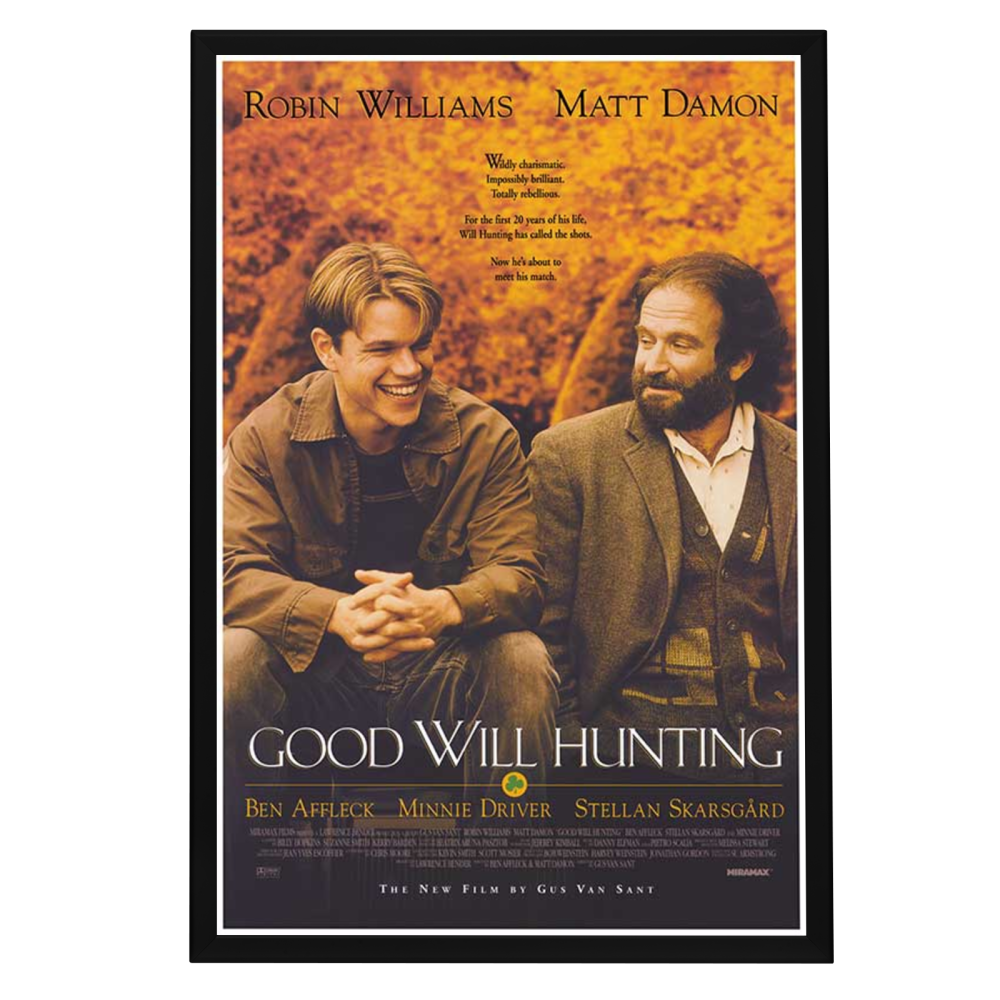 "Good Will Hunting" (1997) Framed Movie Poster
