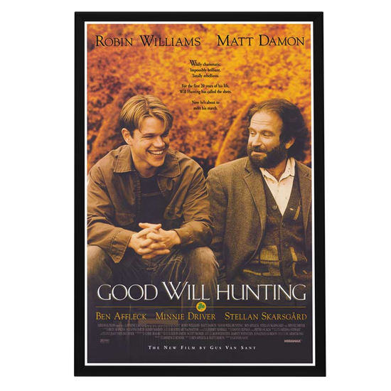 "Good Will Hunting" (1997) Framed Movie Poster