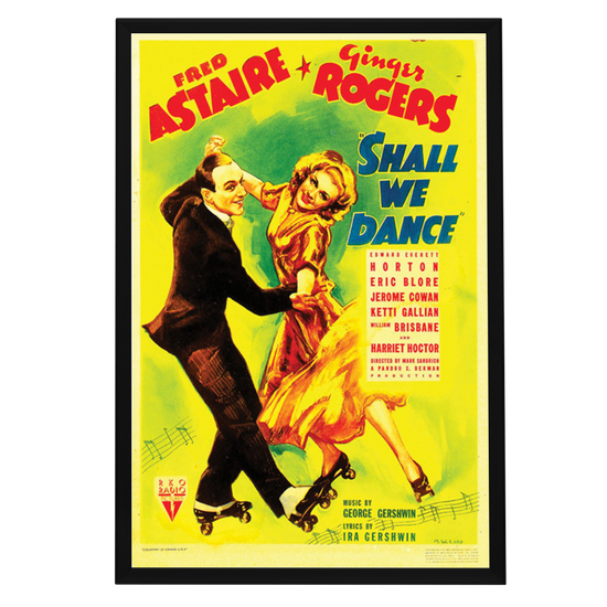 "Shall We Dance" (1937) Framed Movie Poster