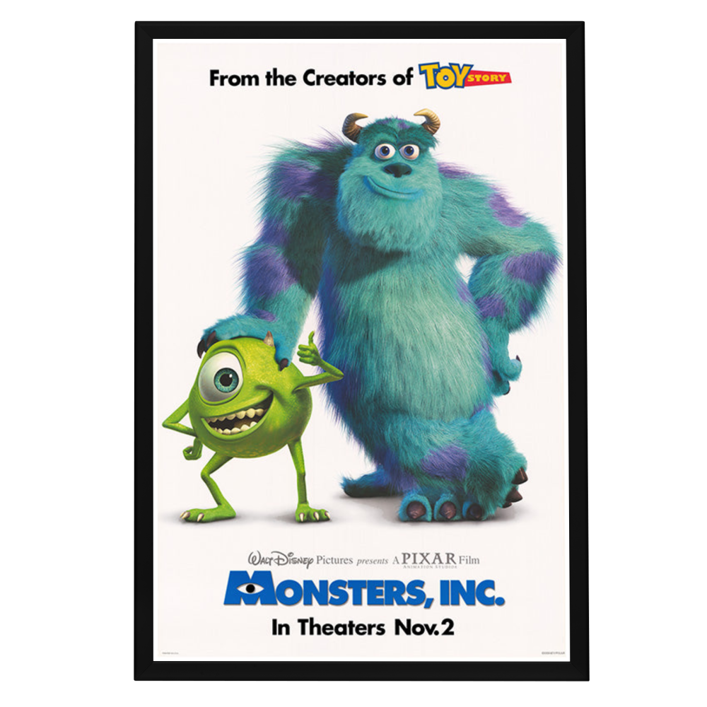 "Monsters, Inc" (2001) Framed Movie Poster