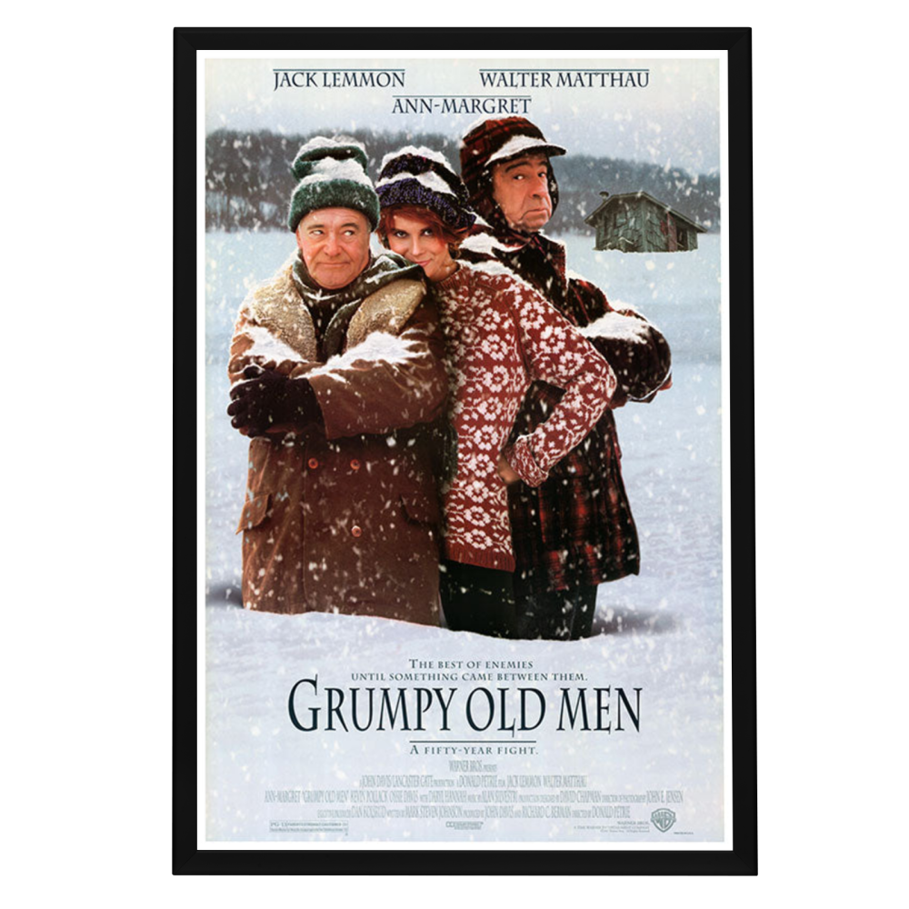 "Grumpy old Men" (1993) Framed Movie Poster