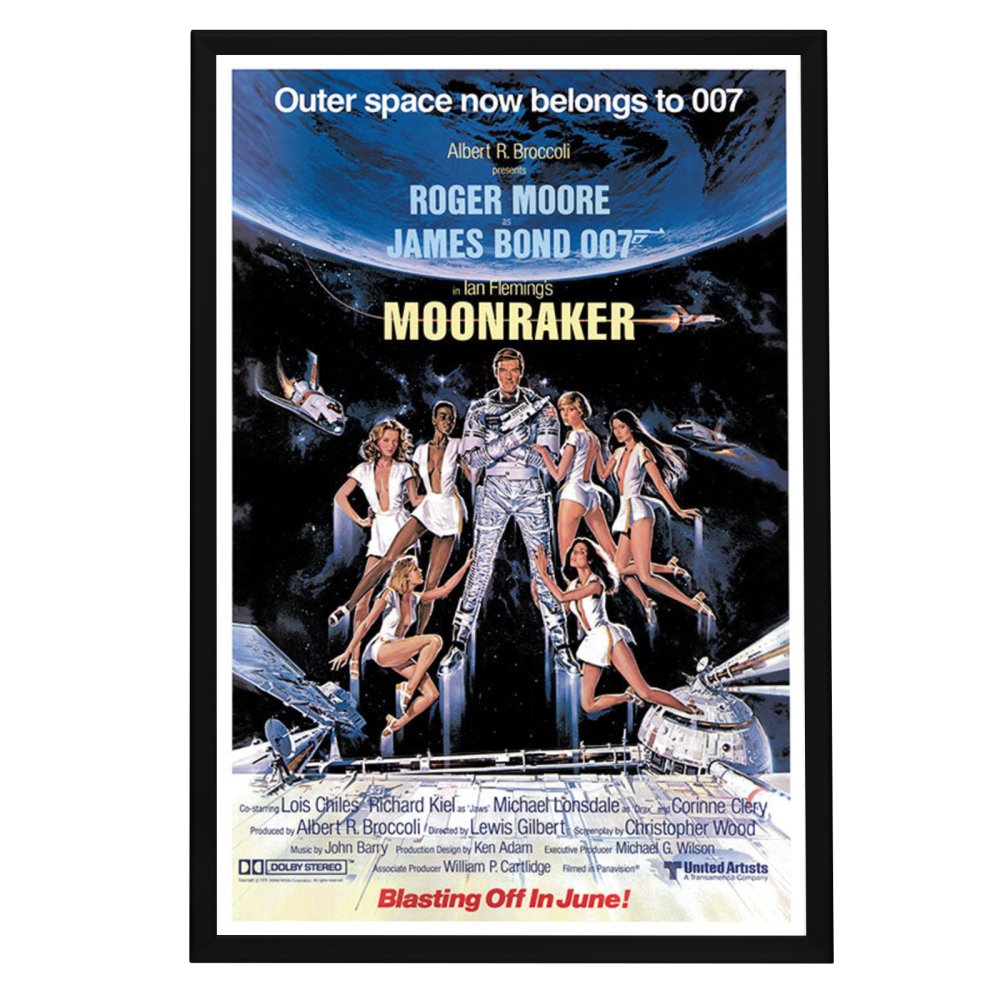 "Moonraker" (1979) Framed Movie Poster