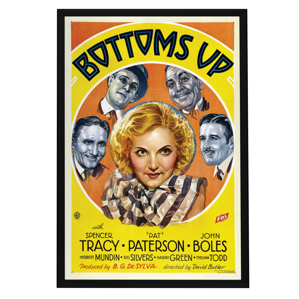 "Bottoms Up" (1934) Framed Movie Poster