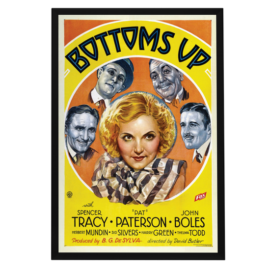 "Bottoms Up" (1934) Framed Movie Poster