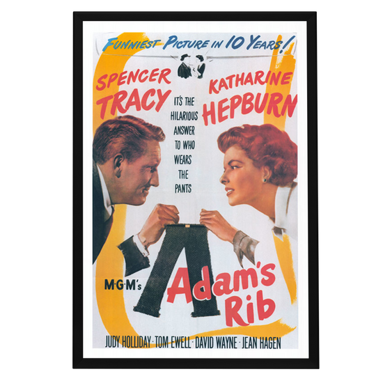 "Adam's Rib" (1949) Framed Movie Poster