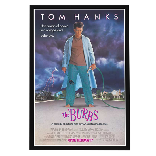 "Burbs" (1989) Framed Movie Poster