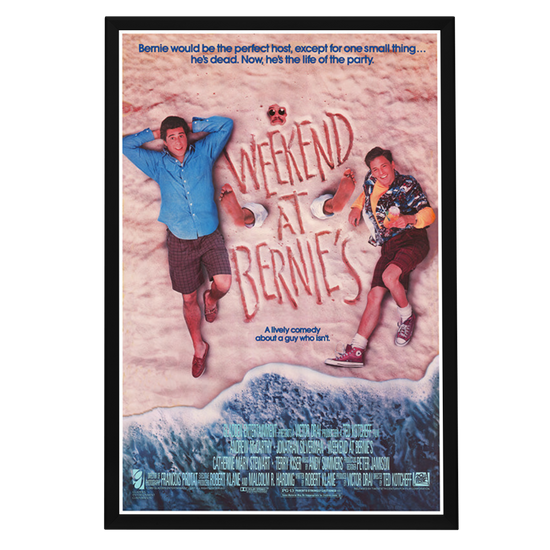 "Weekend at Bernie's" Framed Movie Poster