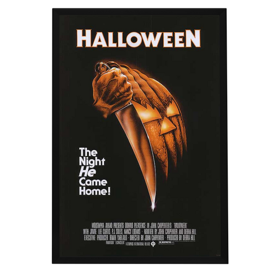 "Halloween" (1978) Framed Movie Poster