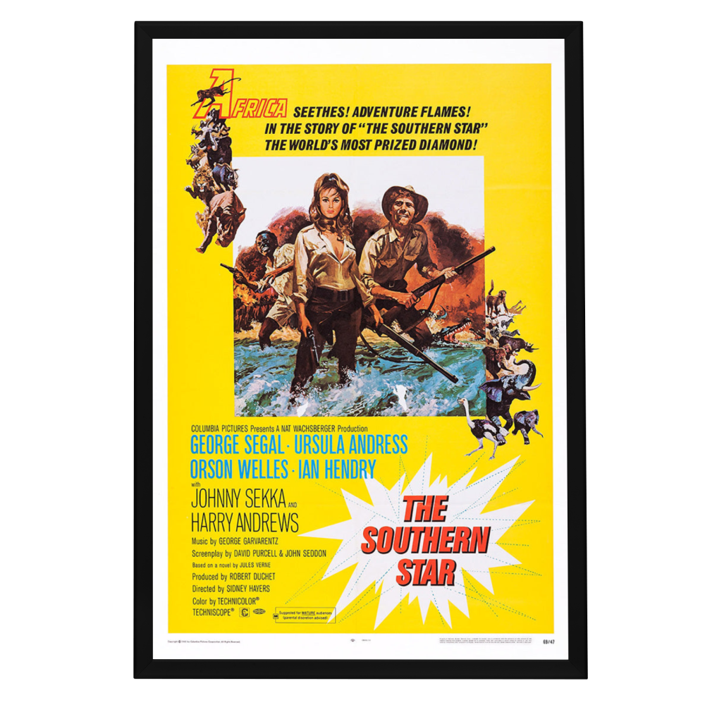 "Southern Star" (1969) Framed Movie Poster