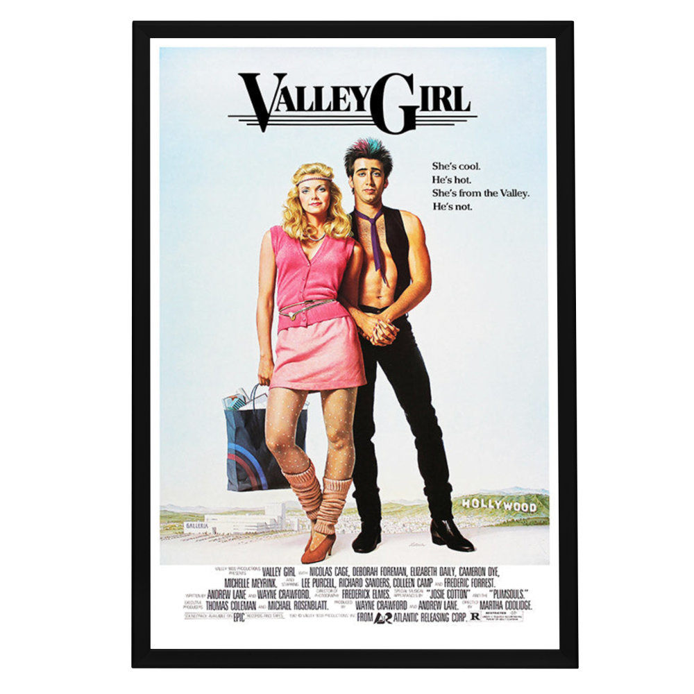 "Valley Girl" (1983) Framed Movie Poster