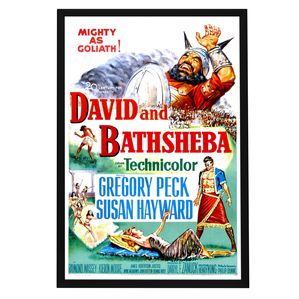 "David And Bathsheba" (1951) Framed Movie Poster
