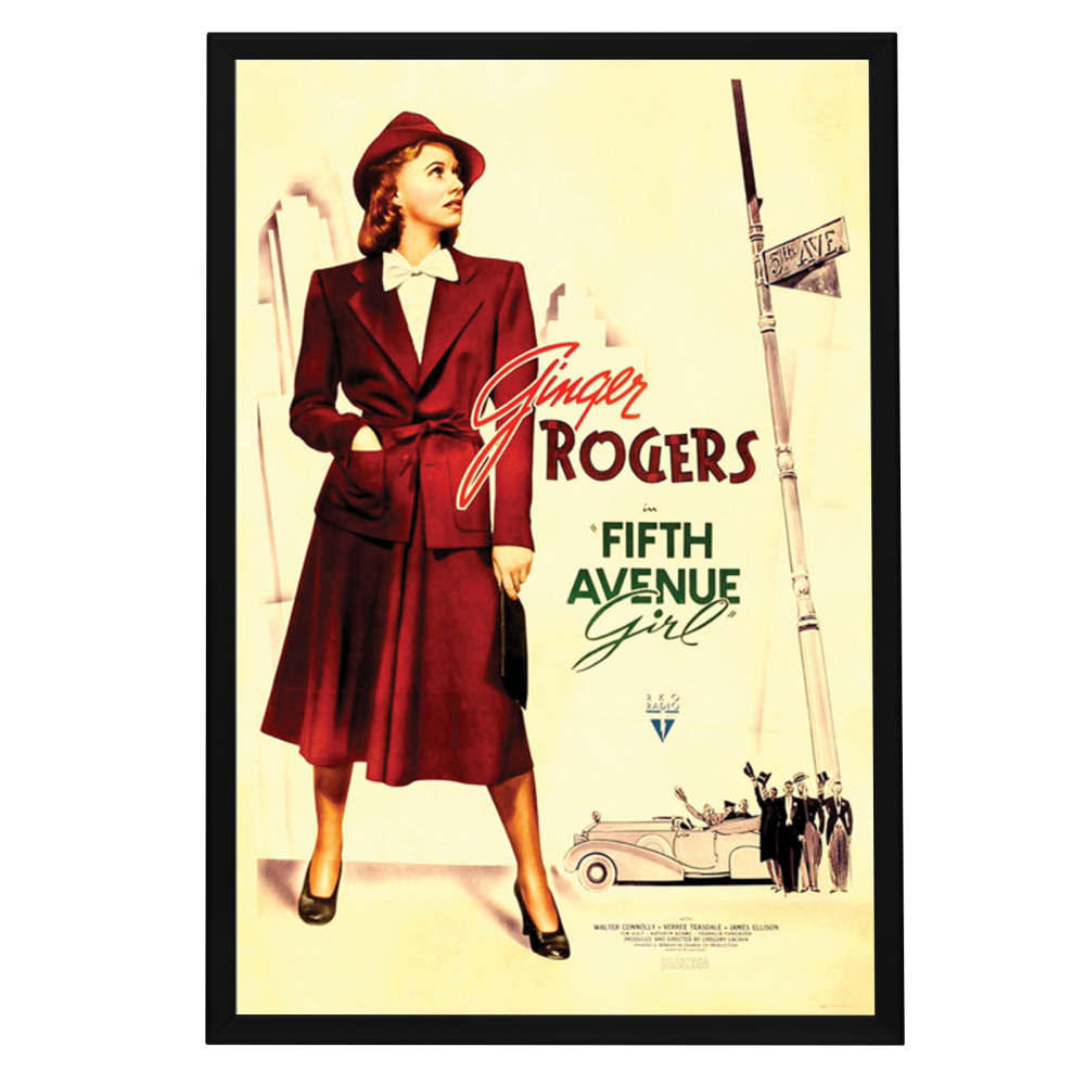 "Fifth Avenue Girl" (1939) Framed Movie Poster