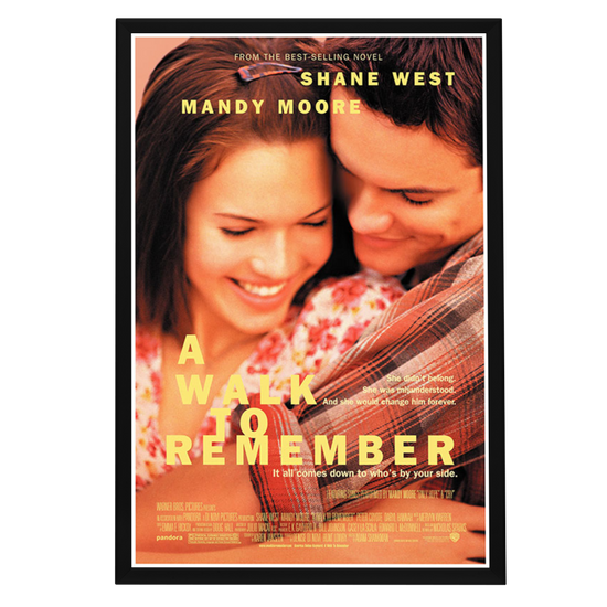 "Walk To Remember" (2002) Framed Movie Poster