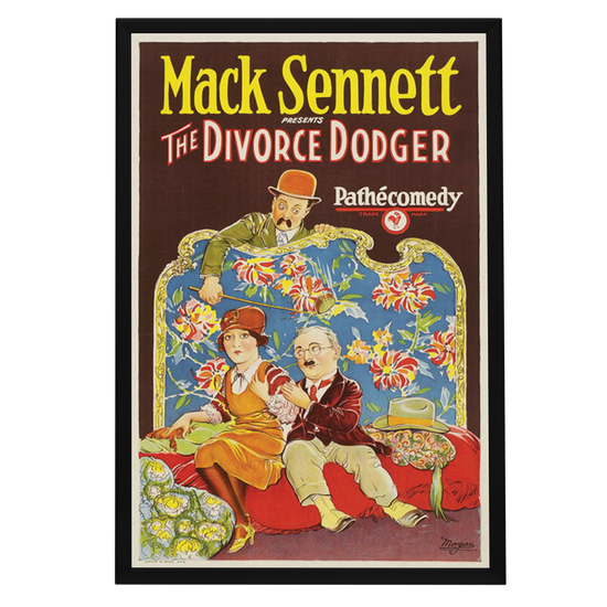 "Divorce Dodger" (1926) Framed Movie Poster