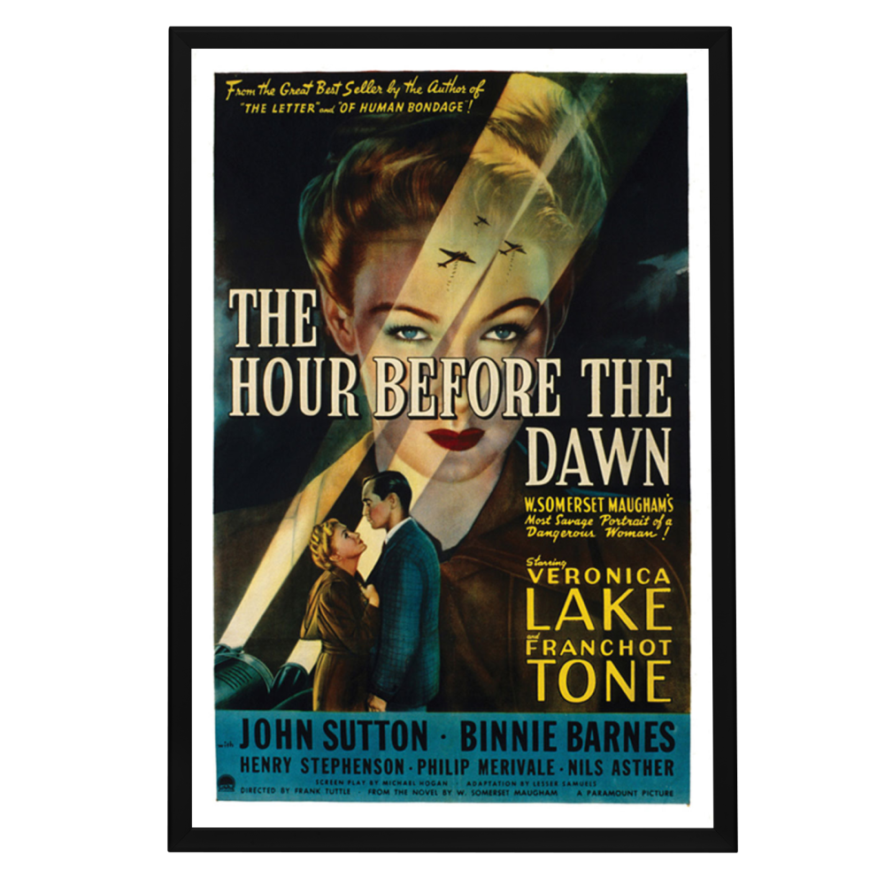 "Hour Before The Dawn" (1944) Framed Movie Poster