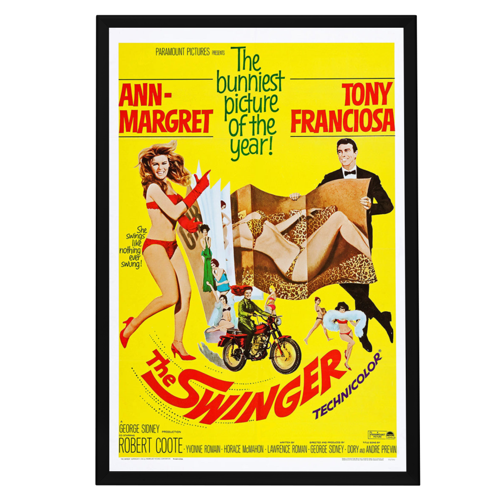 "Swinger" (1966) Framed Movie Poster