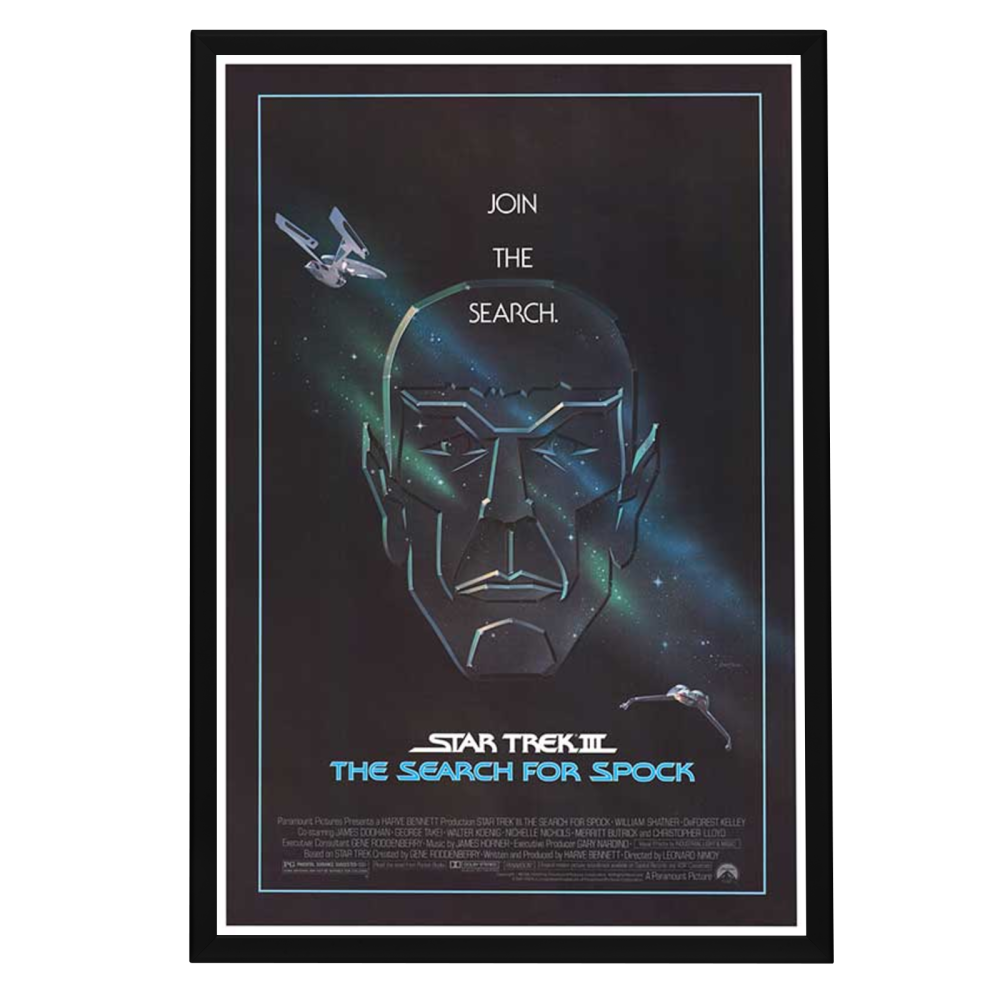 "Star Trek III: The Search For Spock" (1984) Framed Movie Poster