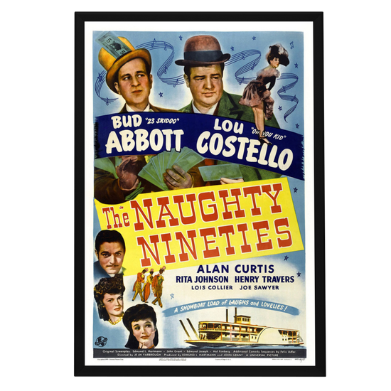 "Naughty Nineties" (1945) Framed Movie Poster