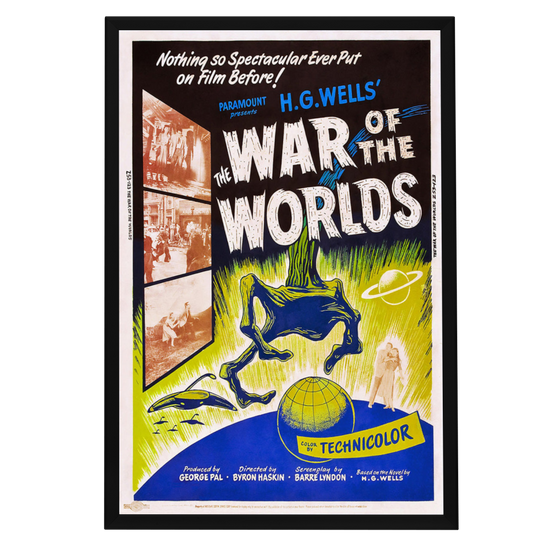 "War Of The Worlds" (1953) Framed Movie Poster