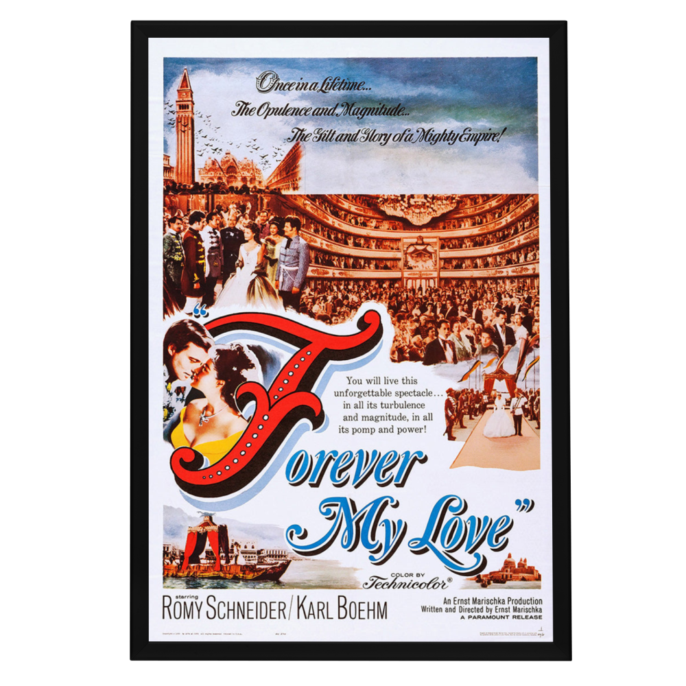 "Forever My Love" (1962) Framed Movie Poster