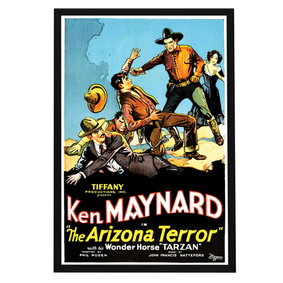 "Arizona Terror" (1931) Framed Movie Poster